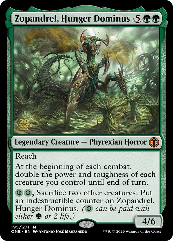 Zopandrel, Hunger Dominus (195) [Prerelease Cards]
