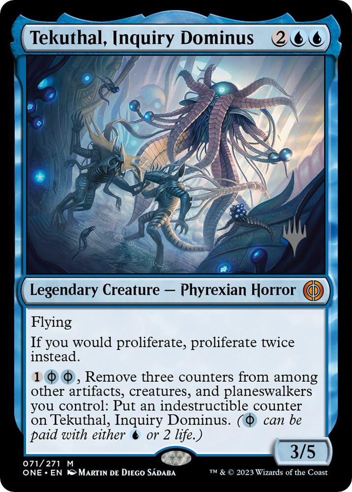 Tekuthal, Inquiry Dominus (71) [Phyrexia: All Will Be One Promos]