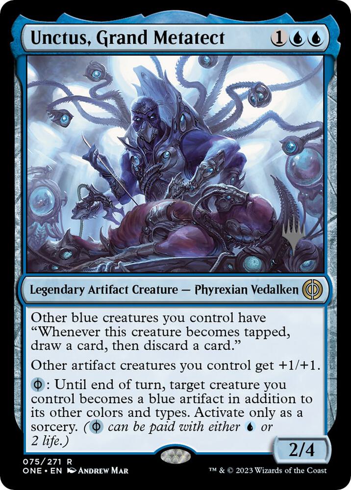 Unctus, Grand Metatect (75) [Phyrexia: All Will Be One Promos]