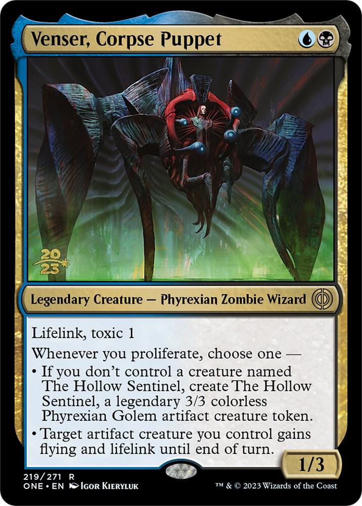 Venser, Corpse Puppet (219) [Prerelease Cards]