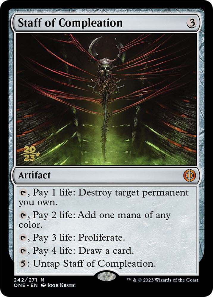 Staff of Compleation (242) [Prerelease Cards]