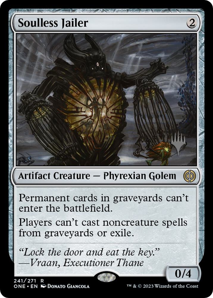 Soulless Jailer (241) [Phyrexia: All Will Be One Promos]