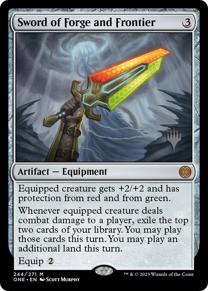 Sword of Forge and Frontier (244) [Phyrexia: All Will Be One Promos]