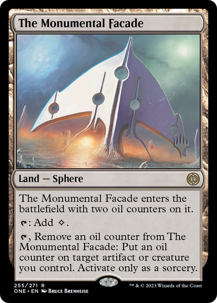 The Monumental Facade (255) [Phyrexia: All Will Be One Promos]