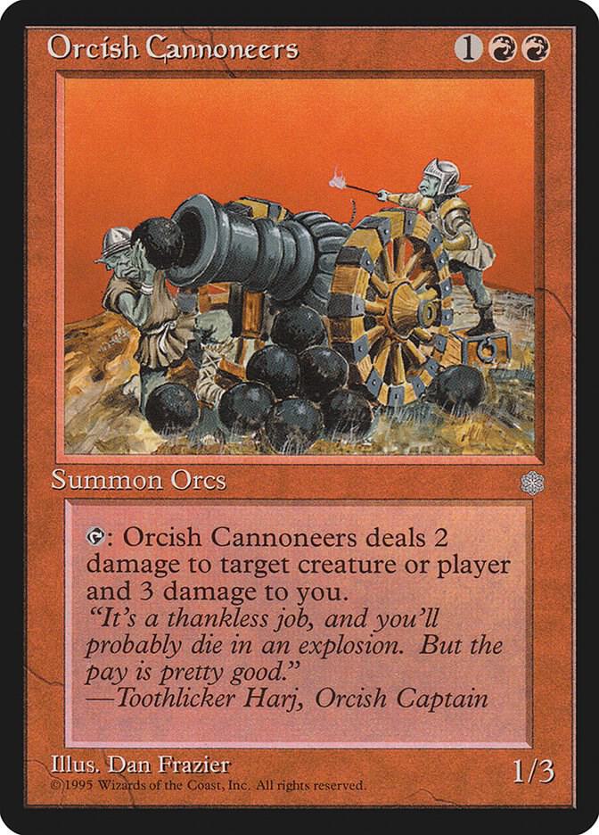 Orcish Cannoneers (205) [Ice Age]