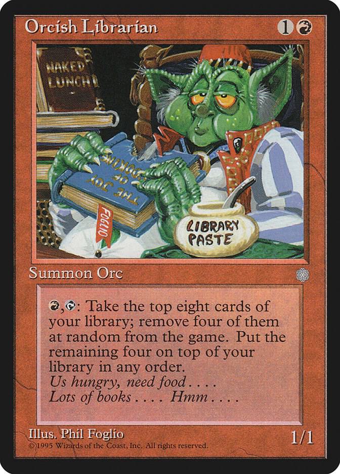 Orcish Librarian (209) [Ice Age]
