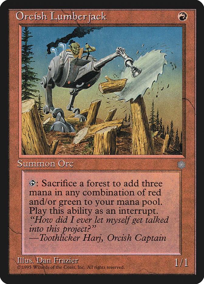 Orcish Lumberjack (210) [Ice Age]