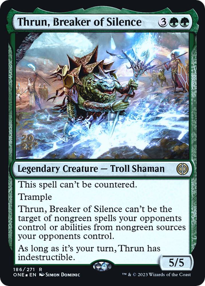 Thrun, Breaker of Silence (186) [Prerelease Cards]