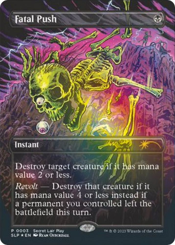 Fatal Push (3) [Secret Lair Showdown] [Borderless]