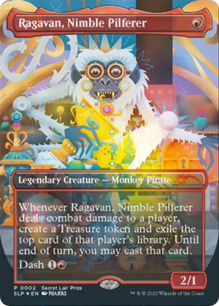 Ragavan, Nimble Pilferer (2) [Secret Lair Showdown] [Borderless]