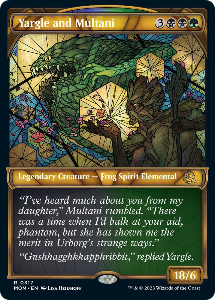 Yargle and Multani (Showcase) (317) [March of the Machine] [Showcase]