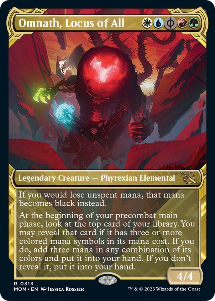 Omnath, Locus of All (Showcase) (313) [March of the Machine] [Showcase]