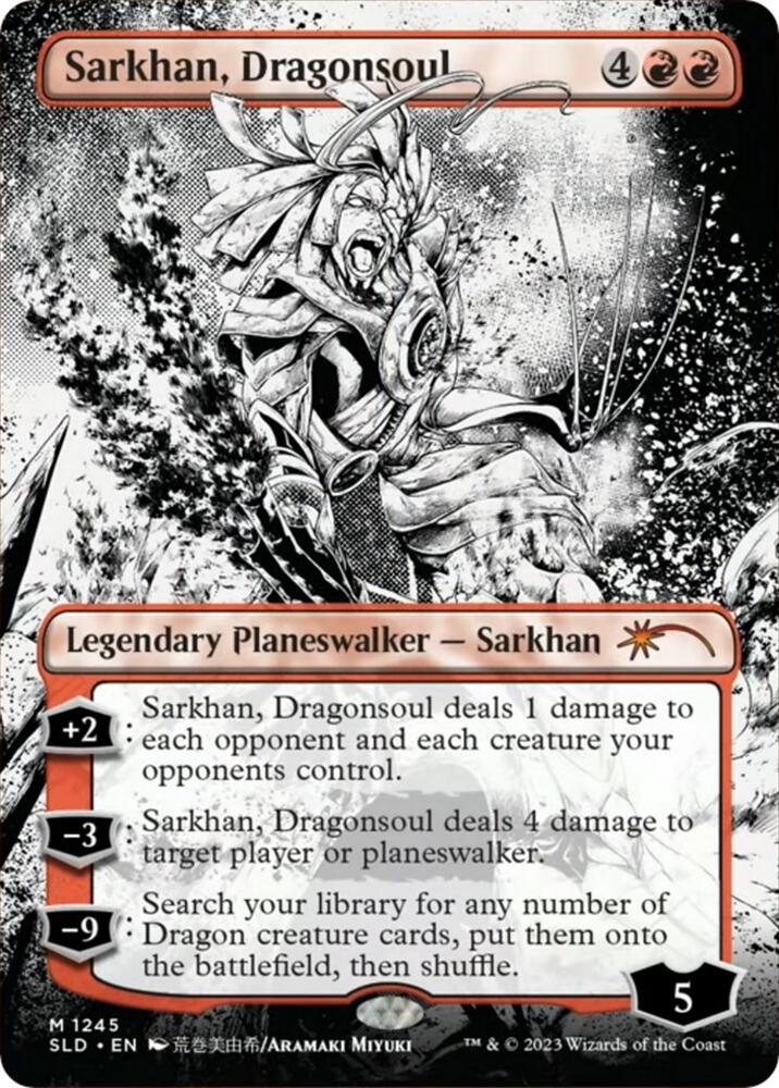 Sarkhan, Dragonsoul (Borderless) (1245) [Secret Lair Drop] [Borderless]