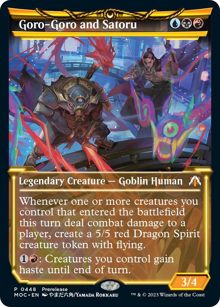 Goro-Goro and Satoru (Showcase) (448) [Prerelease Cards] [Showcase]