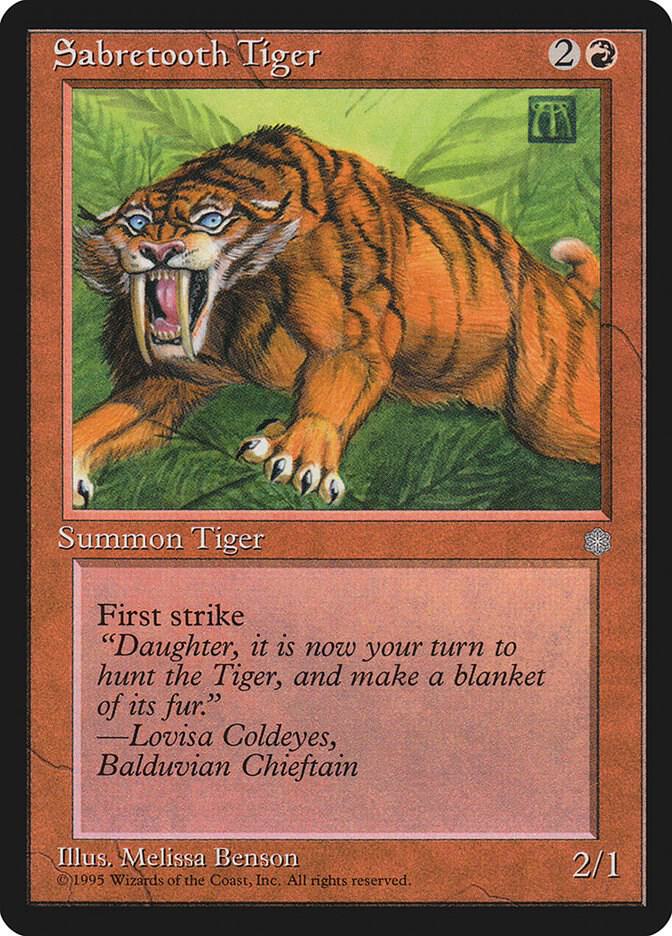 Sabretooth Tiger (215) [Ice Age]