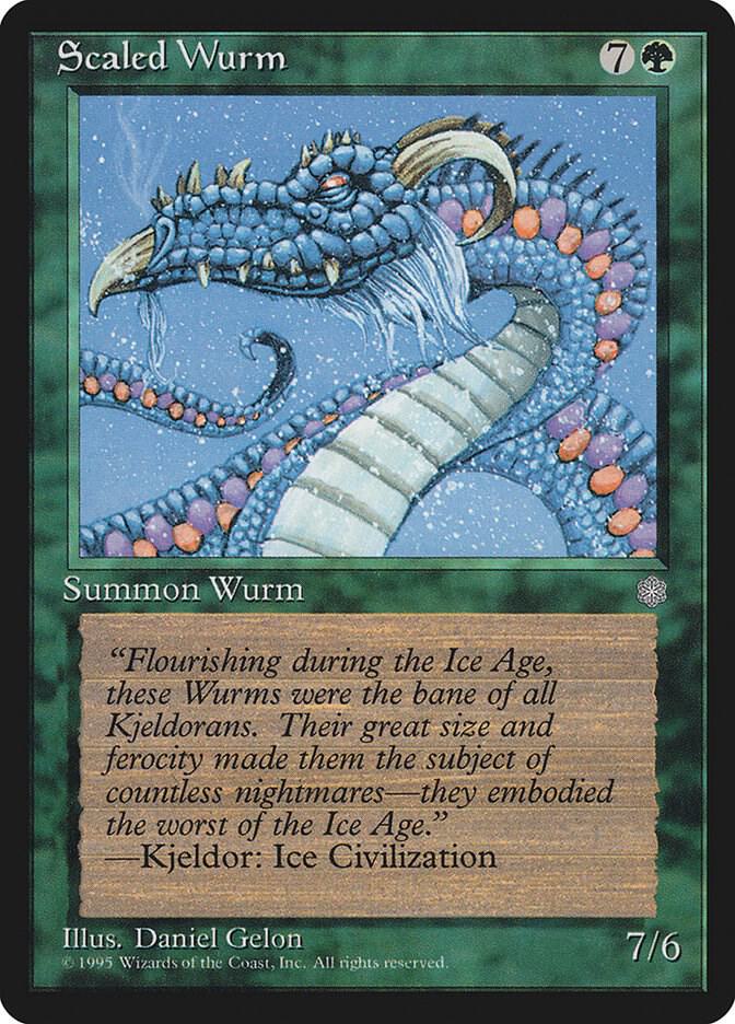 Scaled Wurm (262) [Ice Age]