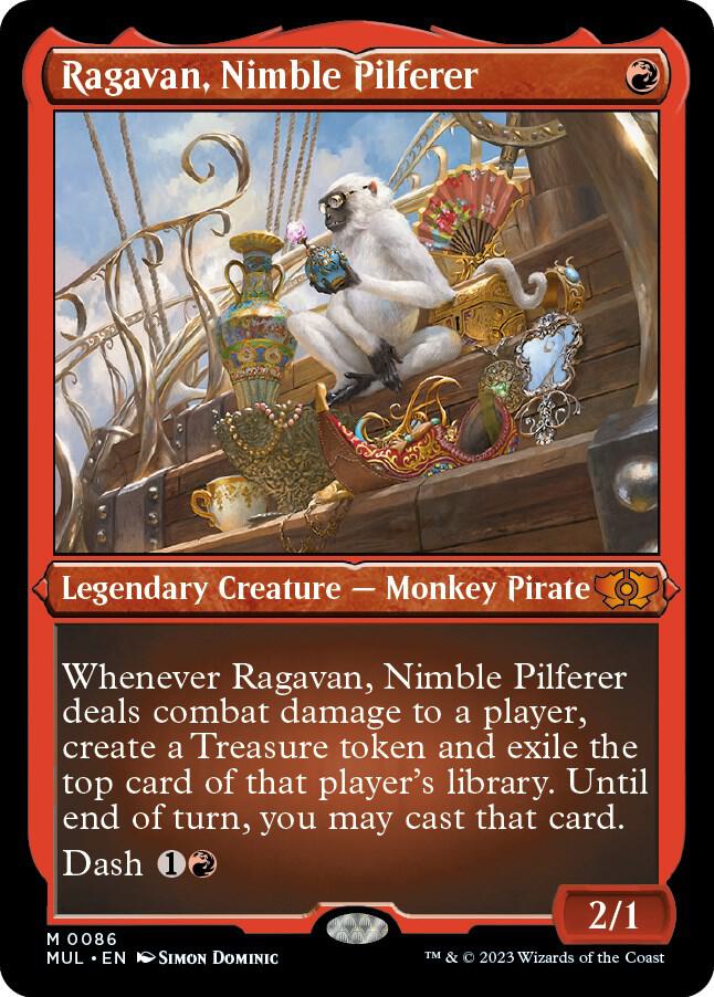 Ragavan, Nimble Pilferer (Foil Etched) (86) [Multiverse Legends]
