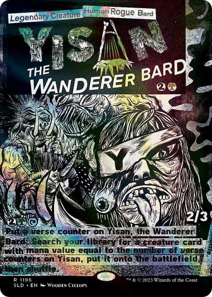Yisan, the Wanderer Bard (1196) [Secret Lair Drop] [Borderless]