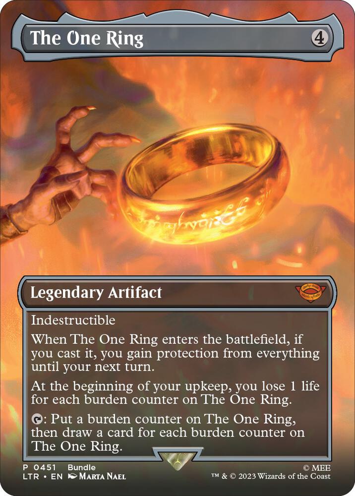 The One Ring (Borderless) (LTR Bundle) (451) [Unique and Miscellaneous Promos] [Borderless]