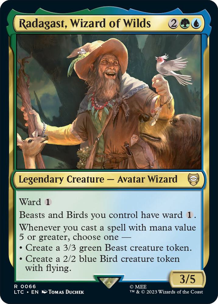 Radagast, Wizard of Wilds (66) [Tales of Middle-earth Commander]