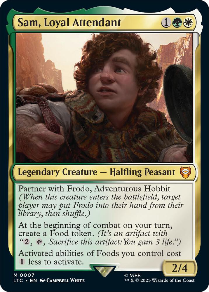 Sam, Loyal Attendant (7) [Tales of Middle-earth Commander]
