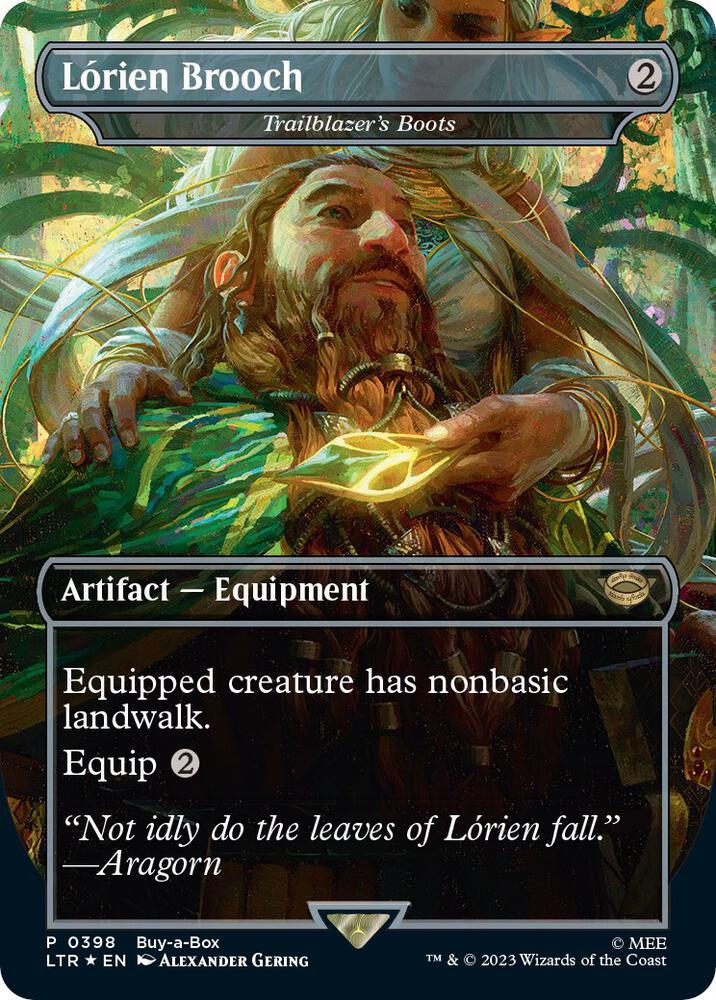 Lorien Brooch - Trailblazer's Boots (398) [Buy-A-Box Promos] [Borderless]