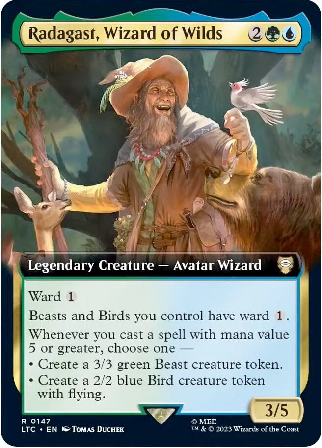 Radagast, Wizard of Wilds (Extended Art) (147) [Tales of Middle-earth Commander] [Extended Art]