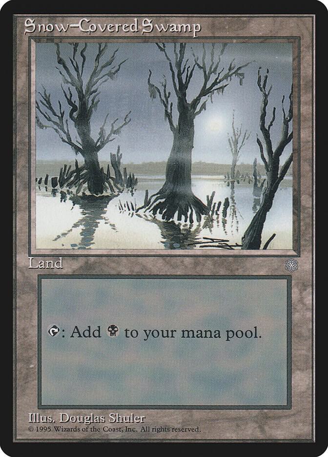 Snow-Covered Swamp (351) [Ice Age]