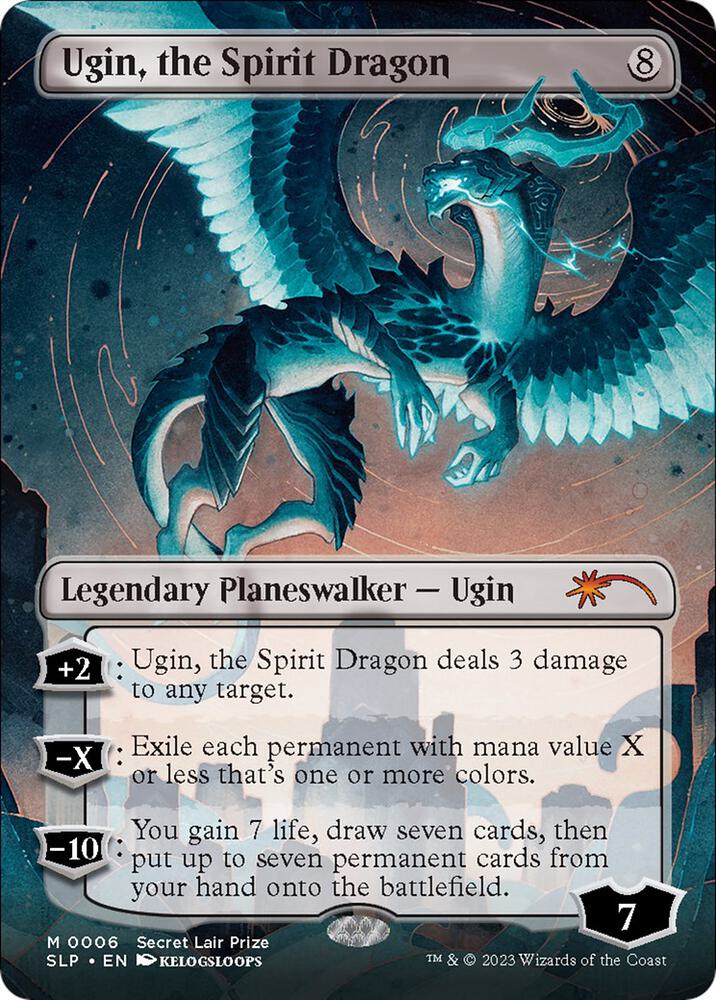 Ugin, the Spirit Dragon (6) [Secret Lair Showdown] [Borderless]