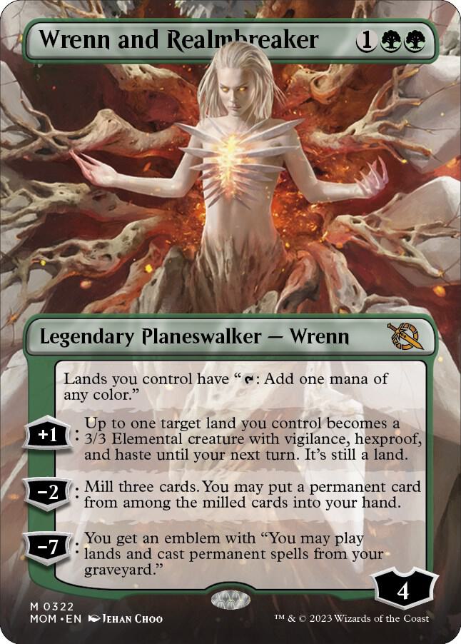 Wrenn and Realmbreaker (Borderless) (322) [March of the Machine] [Borderless]