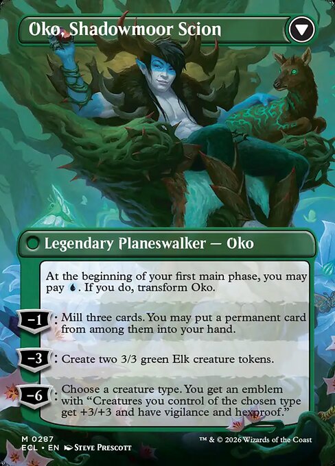 Oko, Lorwyn Liege (Borderless) (287) [Lorwyn Eclipsed] Reverse