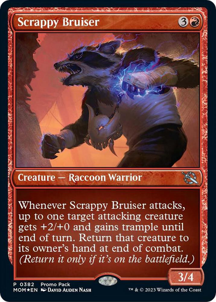 Scrappy Bruiser (382) [March of the Machine Promos]