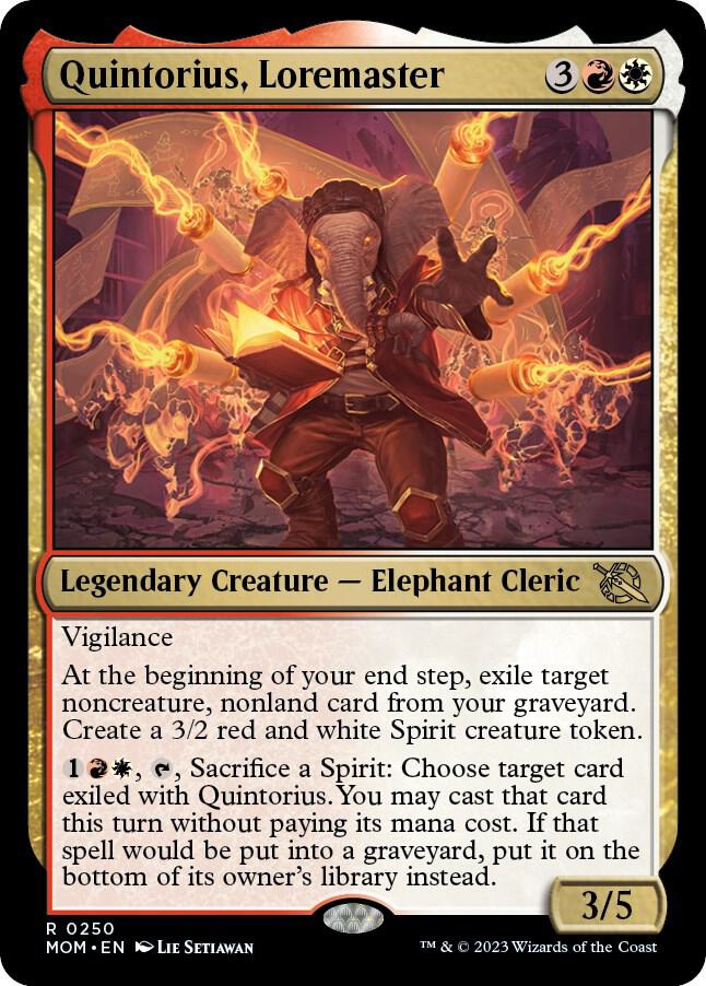 Quintorius, Loremaster (250) [March of the Machine]
