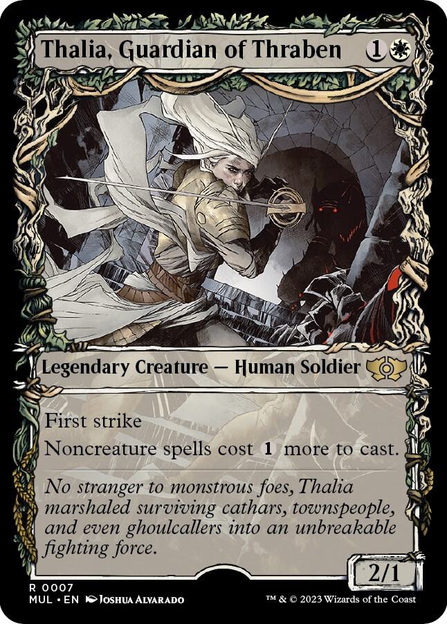 Thalia, Guardian of Thraben (7) [Multiverse Legends] [Showcase]