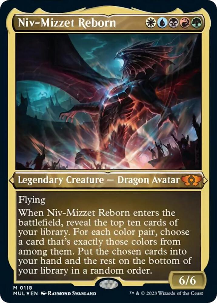 Niv-Mizzet Reborn (Foil Etched) (118) [Multiverse Legends]