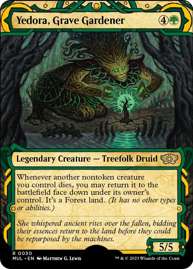 Yedora, Grave Gardener (30) [Multiverse Legends] [Showcase, Borderless]