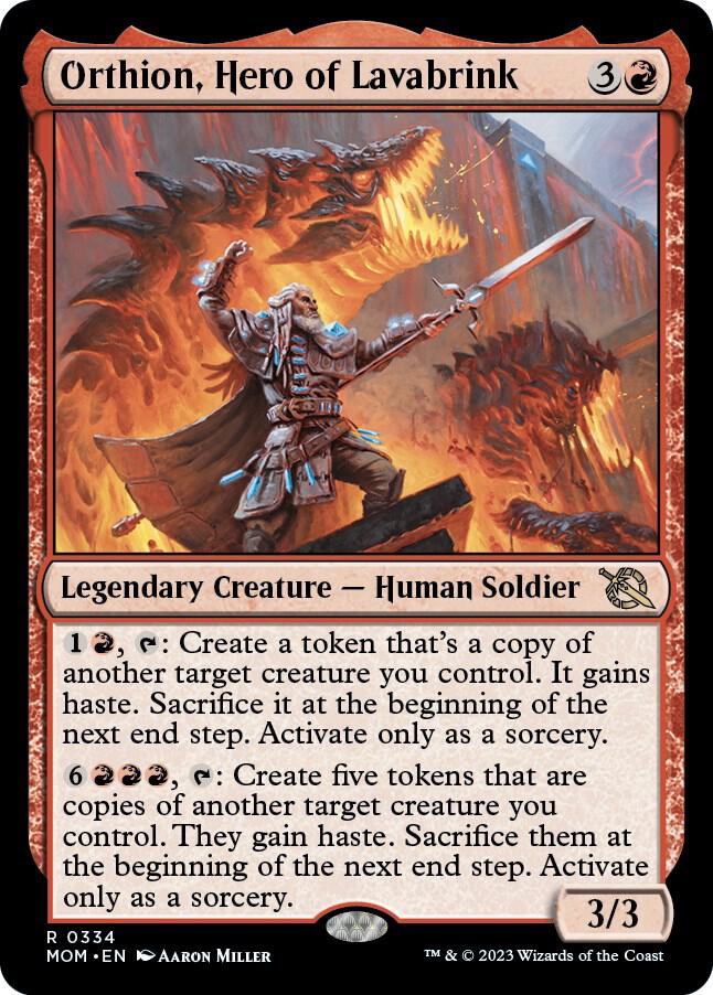 Orthion, Hero of Lavabrink (334) [March of the Machine]