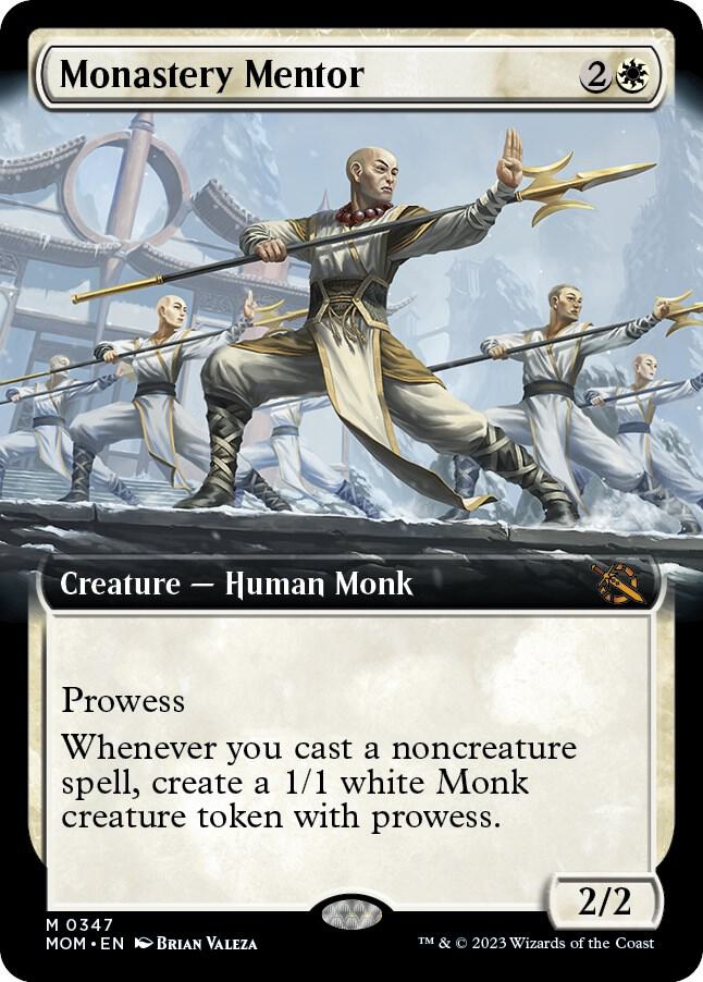 Monastery Mentor (Extended Art) (347) [March of the Machine] [Extended Art]