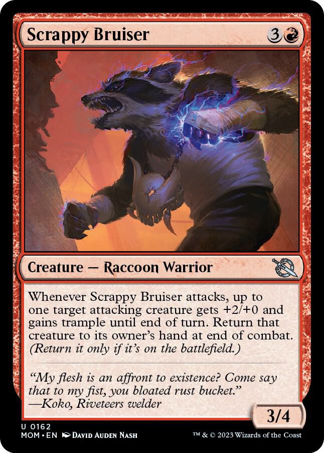 Scrappy Bruiser (162) [March of the Machine]