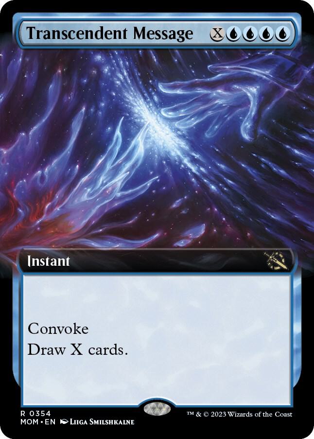 Transcendent Message (Extended Art) (354) [March of the Machine] [Extended Art]