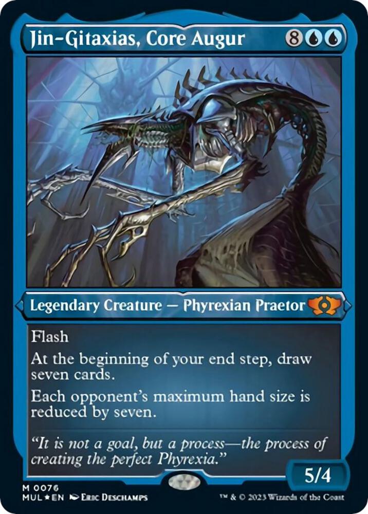 Jin-Gitaxias, Core Augur (Foil Etched) (76) [Multiverse Legends]