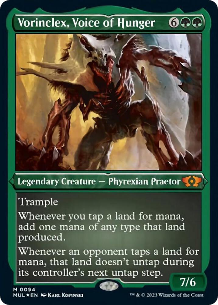 Vorinclex, Voice of Hunger (Foil Etched) (94) [Multiverse Legends]