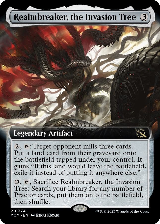 Realmbreaker, the Invasion Tree (Extended Art) (374) [March of the Machine] [Extended Art]