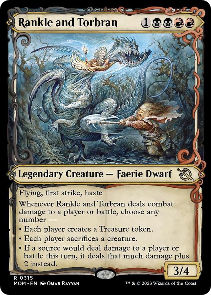 Rankle and Torbran (Showcase) (315) [March of the Machine] [Showcase]