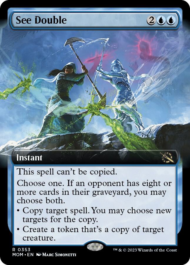 See Double (Extended Art) (353) [March of the Machine] [Extended Art]
