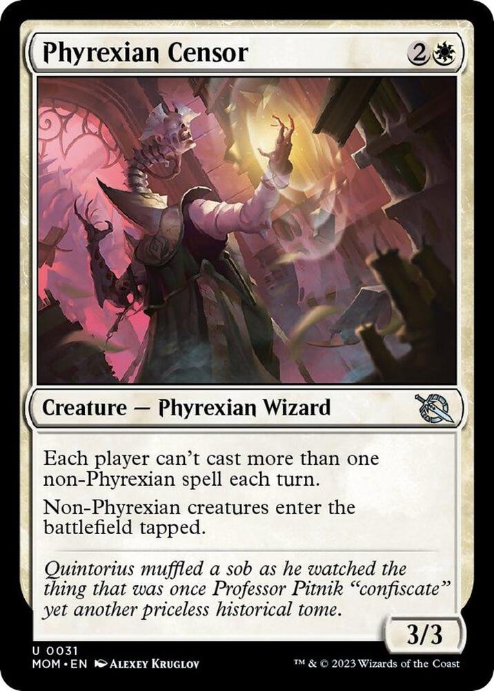 Phyrexian Censor (31) [March of the Machine]