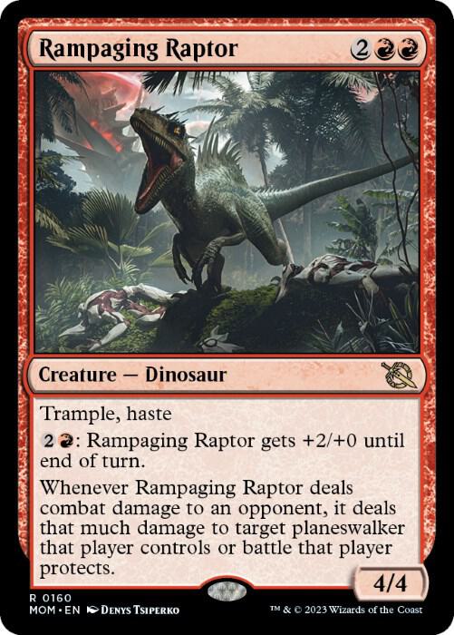 Rampaging Raptor (160) [March of the Machine]