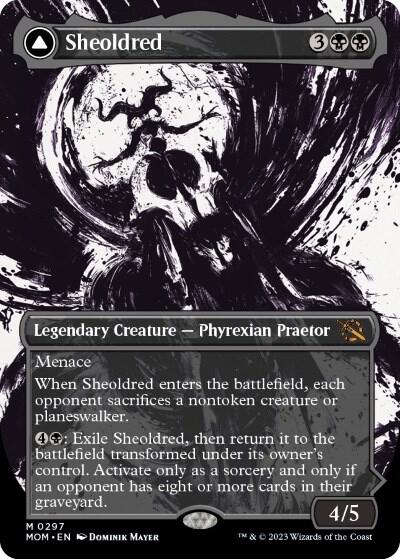 Sheoldred (Showcase) (297) [March of the Machine] [Showcase, Borderless]