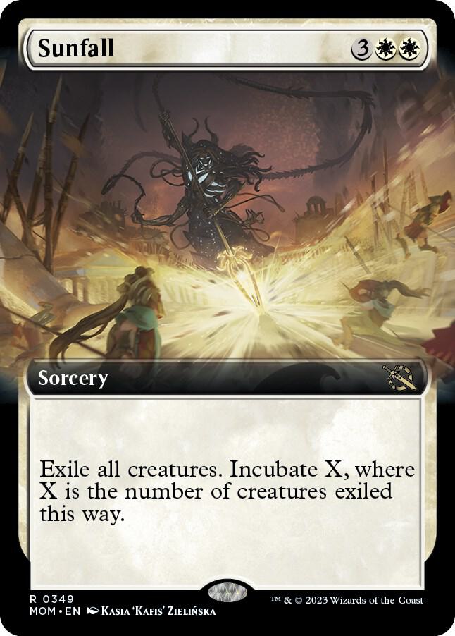 Sunfall (Extended Art) (349) [March of the Machine] [Extended Art]