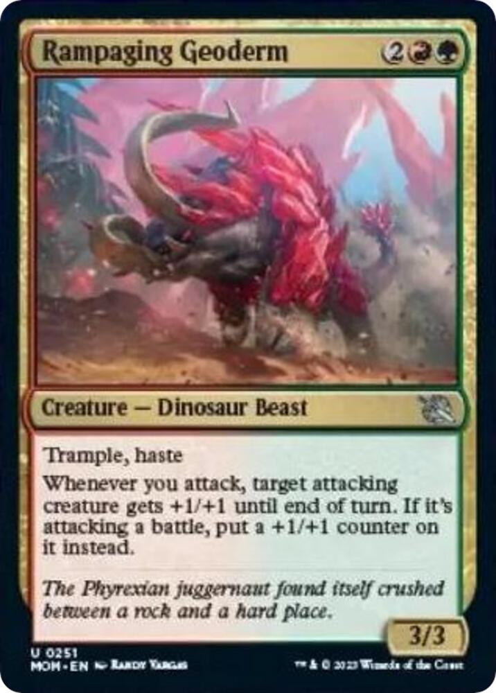 Rampaging Geoderm (251) [March of the Machine]